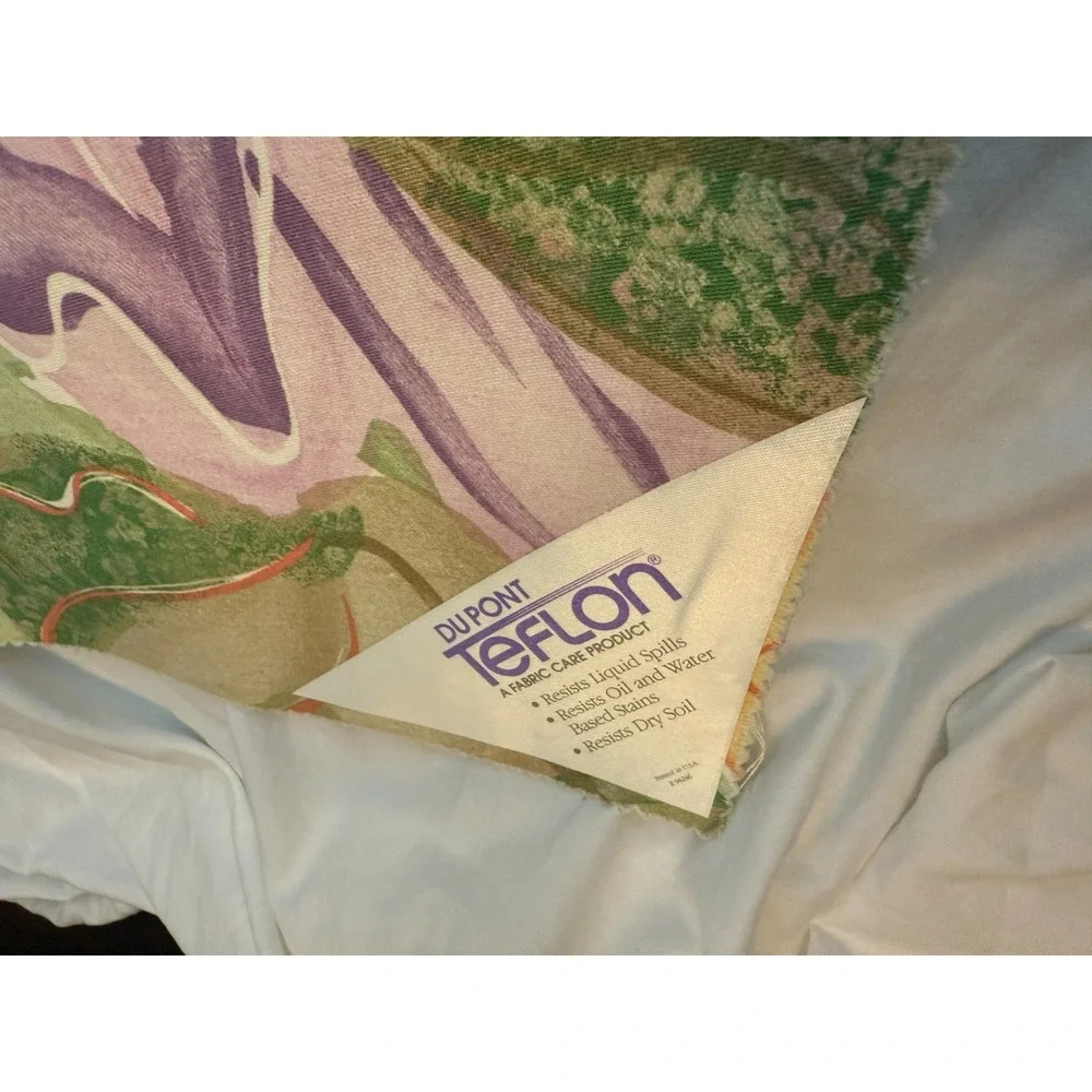 Lot of 3‎ Vintage Flowers abstract 90s look style Fabric 25